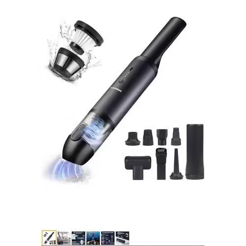 Cordless Handheld Vacuum Cleaner For Car And Office, 16000PA, Fast Charging, Accessories - Others