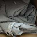 10x14 Area Rug Living Room Rugs - Washable Neutral Modern Abstract Soft Thin Large Rug Indoor Floor No Slip Rug Carpet for Bedroom Under Dining Table Home Office Decor - Blue Grey