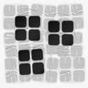 TENS Unit Pads 2"X2" 48 Pcs Replacement Pads Electrode Patches for Electrotherapy