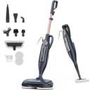 DEVOAC VM6 Scrubbing Steam Mop with Rotating Mop Pads, 10 in 1 Steam Mop, Lightweight Spin Mop & 3 Steam Modes for Hard Floor Laminate Marble Floors