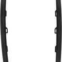 Front Lower Bumper Trim Set Driver and Passenger Side Black for Honda Accord Sedan 2018-2020 with Fog Lamp Model