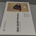 INIA Red Light Therapy Mask for Face, Glow Wireless LED Face Mask Light Therapy with Near-Infrared Red Light (NIR), Rechargeable and Ergonomic Design for Home & Travel (Pink)