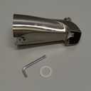 Enhon Slip On Diverter Tub Spout Compatible with Kohler GP85556, Bathroom Shower Bathtub Faucet Spout Replacement Fits 1/2'' Copper Water Tube, 5/32'' Hex Wrench Included (Brushed Nickel Color,1 Pack)