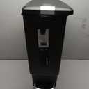 simplehuman 40 Liter / 10.6 Gallon Slim Kitchen Step Trash Can With Secure Slide Lock, Black Plastic