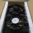 2Pcs Left & Right Radiator Cooling Fan Assembly Replacement for 2007-2009 CR-V HO3120102 HO3110116 19015RZAA01 38615RZAA01