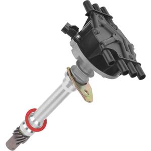 High Performance Ignition Distributor with Cap & Rotor Compatible with Chevy GMC Pickup Truck 4.3L V6 Vortec 1996-2007, OEM 12570426 1103417 1104078 1103976 1103917 12598210 01104078 93441559