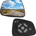 1 PCS Driver Side Heated Mirror Glass Compatible with 2013 2014 2015 2016 Buick Encore, 2015 2016 2017 2018 2019 2020 Chevrolet Chevy Trax, Left Side Mirror with Backing Plate, 94564035