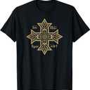 Coptic Cross Coptic Orthodox Church Eastern Christian Symbol T-Shirt, Small