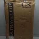 U.S. Traveler Aviron Bay Expandable Softside Luggage with Spinner Wheels, Black, 3-Piece Set