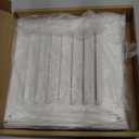 8X 8 Attic Vents Gable Vents, piiyoosnn 304 Stainless Steel Louvered Grille Cover, White Wall Vent,Best for Small Vehicle, Cockloft, Bedrooms, Garage Door Wall Ventilated(White) (8 x 8 White)