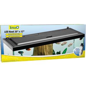 Tetra LED Hood 30 Inches by 12 Inches, Low-Profile Aquarium Hood with Hidden Lighting