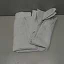 Deconovo Blackout Curtains, Thermal Insulated, W52 x L84 2 Panels, Back Tab, Machine Washable, Room-Darkening Drapes for Bedroom/Living Room Greyish White