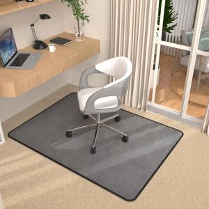 Heavy Duty Office Chair Mat for Carpet and Hardwood Floor Bohemian Desk Chair Mat Rug 35" Jacquard Woven Surface Floor mats for Office Home