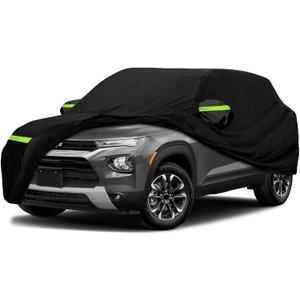 Waterproof Car Cover Compatible with Chevrolet Trailblazer Crossover LS/LT/RS/ACTIV 2020-2025, 420D All Weather Car Covers with Zipper Door for Snow Rain Dust Hail Protection