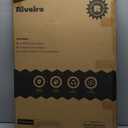 Riveira 30x20 Bamboo Light Brown Stove Top Covers for Electric Stove & Gas Stove Top Covers for Gas Burners  Large Gas Stove Cover with Handle & Juice Groove  Rustic Stove Covers for Gas Stove Top