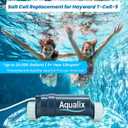 Aqualix Salt Cell Replacement for Hayward T-Cell-5 / W3T-Cell-5, 20,000 Gallon In-Ground Pool Salt Chlorination Cell, Compatible with AquaRite, SwimPure Plus, AquaRite Pro, ProLogic, OmniLogic