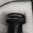 VOTON Black Bathroom Faucets Modern Waterfall Bathroom Sink Faucet Matte Black Single Handle Bathroom Faucet for 1 or 3 Holes with Deck Plate and Pop-Up Drain, Rv Sink Camper Farmhouse Bathroom Faucet (Regular Single Handle - 7.5 inches height)