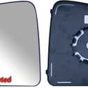 Replacement Driver Left Side Extension Long Arm Mirror Upper Main Glass Heated with Back Plate for Ram Promaster 1500 2500 3500 from 2010 to 2023