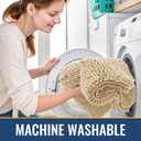 Arotive Bathroom Rugs 30x20, Extra Soft Absorbent Shaggy Chenille Bath Rugs, Machine Washable Rubber Backing Non-Slip Bath Mats for Bathroom Floor Tub and Shower, Home Decor Accessories, Beige