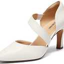 DREAM PAIRS Women's High Heels Pumps Dress Closed Pointed Toe Comfortable D'Orsay Pumps Shoes for Work Office Wedding Dancing Charmane Size 9.5 women's