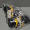 Dog Shoes for Large Dogs,Winter Dog Snow Boots & Paw Protectors Waterproof for Cold Weather & Hard Floors,Adjustable AntiSlip Dog Booties with Removable Wool Liner (Black, 9)