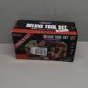 Kids Tool Set  48 Piece Toddler Tool Set with Electronic Toy Drill& Tool Box,Pretend Play Toys for Kids,Construction Kits Toys for Kids Ages 3 4 5 Years Old, Toddler Boy (Red)