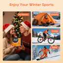 Heated Socks, APP Control Electric Heated Socks for Men Women, Rechargeable Battery Powered Warm Socks, Washable Thermal Socks Foot Warmer for Winter Hunting Skiing Hiking Camping