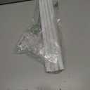 Alskarhem White Curtain Rods for Windows 30 to 88 Inch,5/8 Inch Small Curtain Rod Set With Brackets