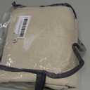 Beige Extra Long Linen Shower Curtain 84 Inch Long Neutral Bath Shower Curtain Set with Hooks XLong Tall Country Farmhouse Boho Drapes for Bathroom Bathtub Tan Beige 72x84 Drapes