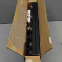 VASMIA Wine Rack, 4-Tier Bamboo Wine Racks Countertop,Sturdy and Durable Wine Storage Cabinet Shelf,16 Bottles Wine Holder for Kitchen Pantry, Black