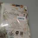 MYSKY HOME Floral Linen Curtains 84 inch Length 2 Panels Set Spring Flower Patterned Semi Sheer Light Filtering Privacy Farmhouse Grommet Drapes for Living/Dining Room, Yellow, W52 x L84, Pack-2