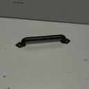 EaseLife 10" Barn Door Pull Handle, Gate Handles, Rustic Black Aluminum Grab, Easy Install