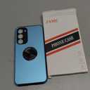 JAME for Samsung Galaxy S23 Plus Case, Slim Soft Bumper Case for S23 Plus Case, with Ring Holder Kickstand for Galaxy S23 Plus Case, Military-Grade Protection for Samsung S23 Plus Case, Sierra Blue