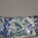 DriftAway Floral Sheer Curtains for Living Room Navy Blue Flower Printed Light Filtering Curtain Drapes for Bedroom 84 Inches Long 2 Panels Set Rod Pocket Window Treatments Modern Elegant Curtain