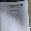 Shower Door Deluxe Bathroom, Model: TSD6062-BN