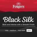 Folgers Black Silk Coffee, Dark Roast, Keurig K-Cup Pods, 10 Count Box (EXP 05/09/26)