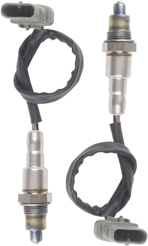 higherbro 2PCS Oxygen O2 Sensor 1 & 2 for 2018-2021 Chevrolet Equinox GMC Terrain 1.5L; 2016-2017 Chevrolet Volt 1.5L Upstream + Downstream