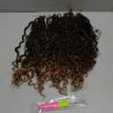 SamBraid Goddess Locs Crochet Hair 14 Inch, 4 Packs New Goddess Faux Locs Crochet Hair for Black Women, River Hair with Curly Ends (14Inch, T27#, 4Packs)
