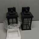 Dusk to Dawn Outdoor Lights for House, 2 Pack Outdoor Light Fixture, Black Exterior Lighting Fixtures, Dusk to Dawn Outdoor Lighting for House, Porch, Garage, Doorway, Anti-Rust, Waterproof