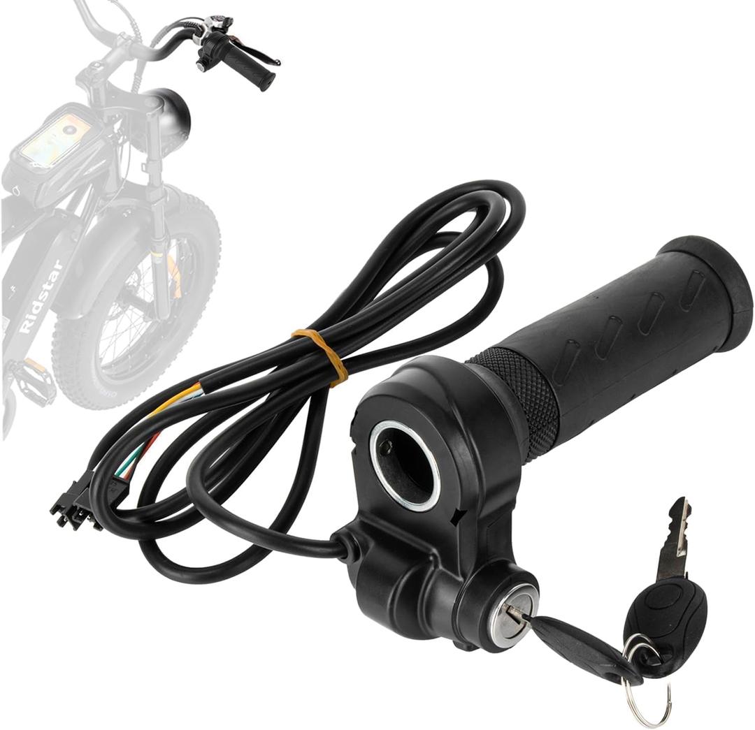 Full Throttle for Ridstar Q20 - PSLER 22MM Full Twist Throttle E Bike, Universal Throttle Grip for Electric Bike & Scooter
