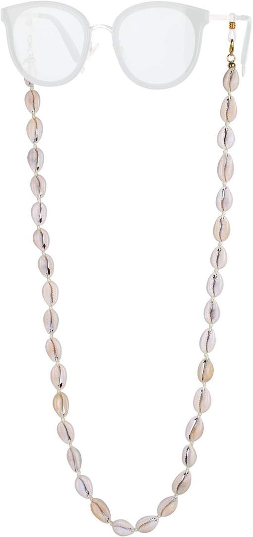 KELITCH Chains Womens Shells Glasses Chains Eyeglasses Holder Straps Cords Lanyard Summer Jewelry loves