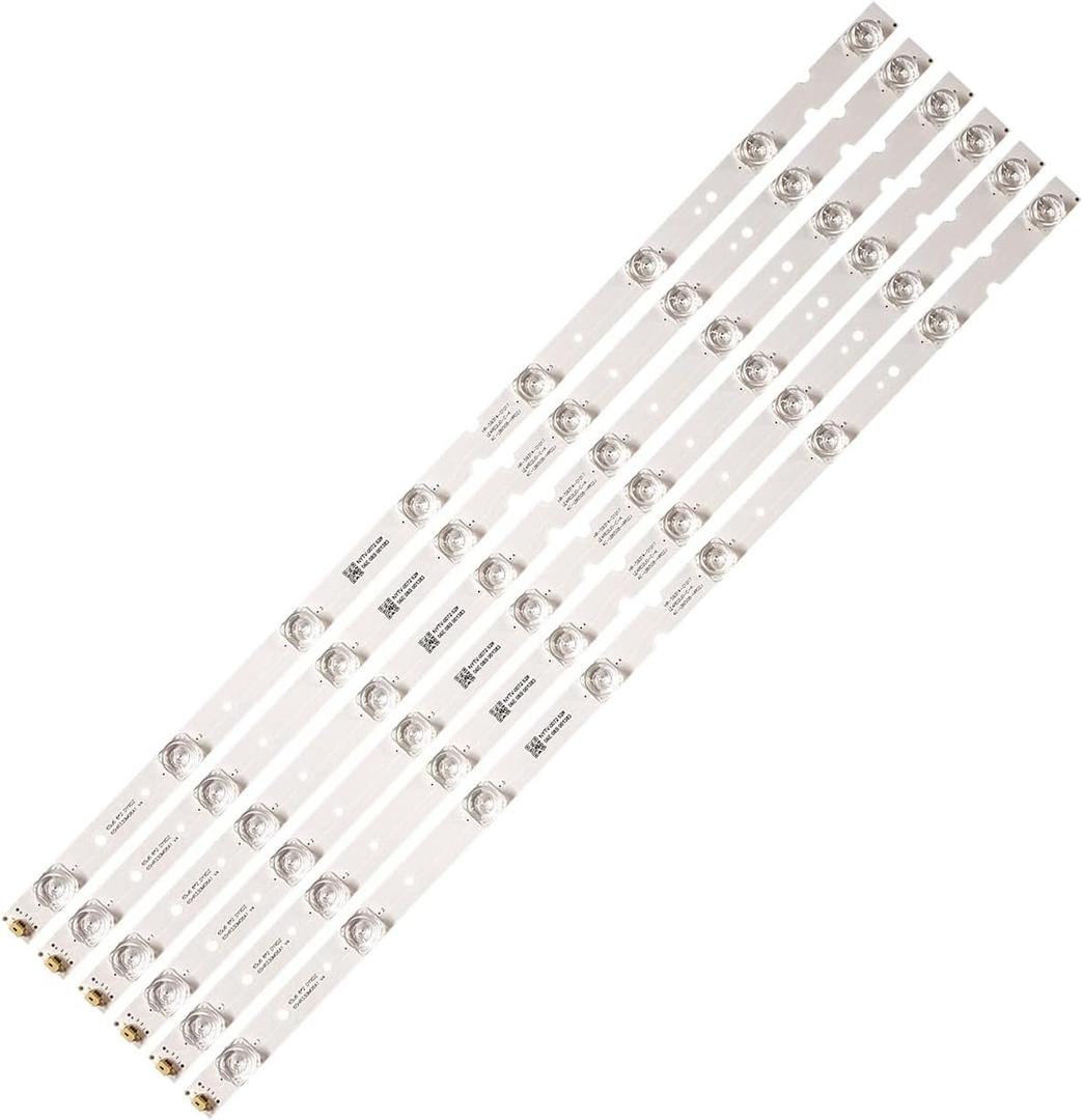 6 pcs LED Backlight Strips Replacement Set for 65" TV JL.D65081330-365AS-M_V03 65HR330M08A1 65S421 65S425 65S423