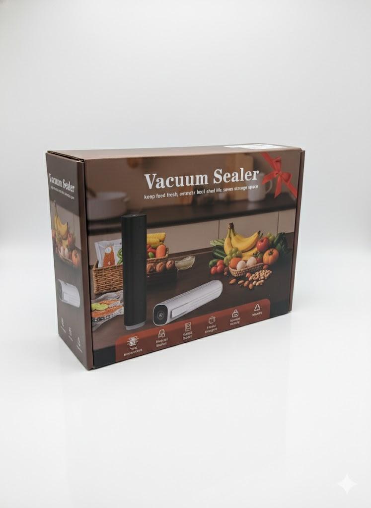 Compact Handheld Vacuum Sealer Food Storage Reusable Bags USB Rechargeable