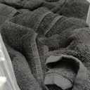 HERCULEAN Premium Bath Towels 24 x 48 Pack of 6 | Quick Dry and Highly Absorbent | 100% Cotton Terry Towels for Bathroom - Perfect for Shower - Pool and Spa - Luxury Soft Towels - Black