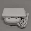 Outlet Cover Extension Cord Short 3ft, NUTICT Flat Plug Power Strip with 8 Outlets & 3 USB-C & 1 USB-A Port, 13A/1625W, 1440J Surge Protector, Indoor 3 Prong Flat Wall Plug for Tight Spaces, White