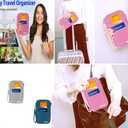 Premium Travel Passport Holder,Family Passport holder Travel Document Organizer,Secure &Stylish Companion For your Family (pink)