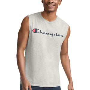 Champion Men's Muscle Tank, Classic Graphic Muscle Tee, Sleeveless T-shirt for Men (Reg. Or Big & Tall) (X-Large)