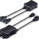 Xprite H7 LED Headlight Canbus Decoder Error Free Capacitors Resistors for LED Lights, Anti Flicker Harness Adapter for Cars Trucks, Pack of 2