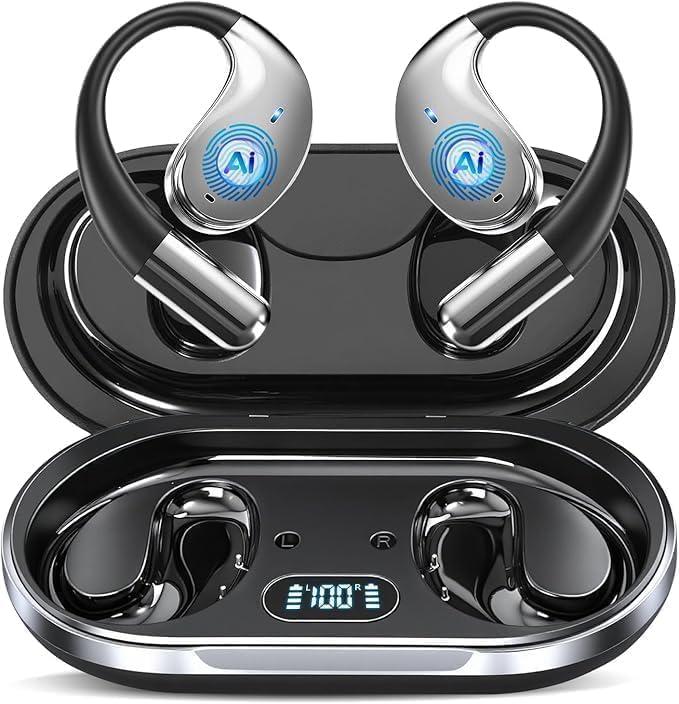 AI Translation Earbuds Real Time, 3-in-1 Translator Earbuds 144 Languages & Accents, Audifonos Traductores Ingls Espaol, Open Ear Headphones Bluetooth with Charging Case fit iOS & Android 91