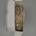 Geosar 20 Yards Champagne Gold Glitter Mesh Wired Ribbon for Wedding Decor, Valentines Gift Wrapping, Flower Bouquet Wrapping, DIY Craft, Christmas Tree Decoration (1.5 Inch)